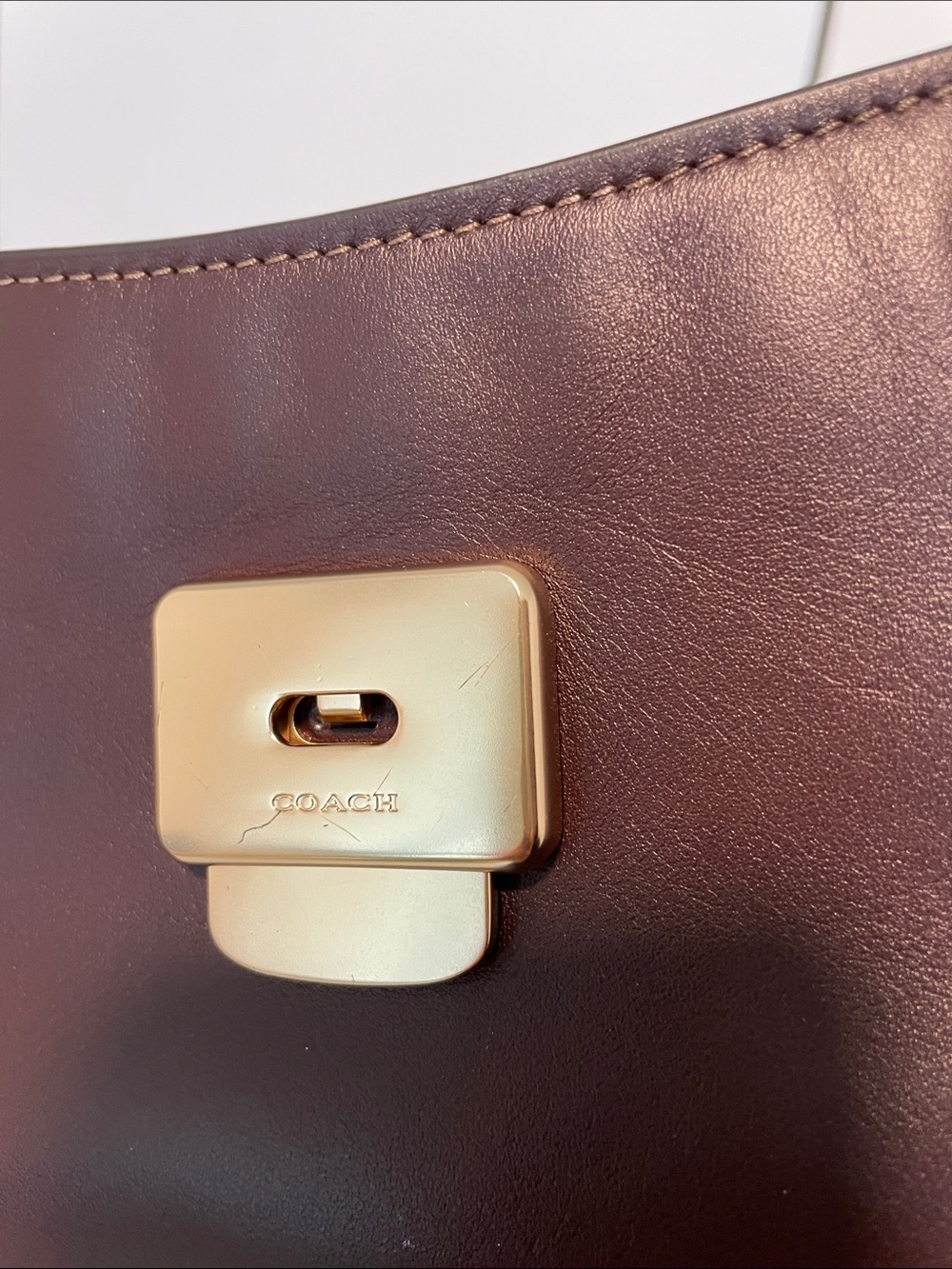 NWT Coach Emory crossbody in Espresso - Picture 8 of 10